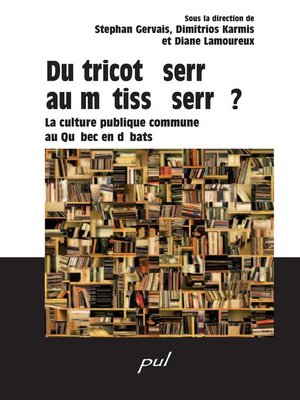 cover image of Du tricoté serré au métissé serré?
